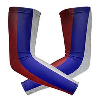 Russia Flag 1 Pair UV Protection Cooling Long Sports Arm Sleeve