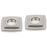 Grab Bar Bracket (Set of 2) Finish: Satin Nickel