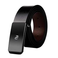 OMZBM Upgrade Real-Time GPS Tracker Device Smart Portable Remote Intercom Recording Positioning Cowhide Belt Mens Locator Monitoring Black