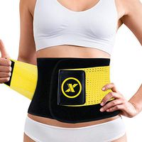 XGEAR Lumbar Support Belt - Deluxe Neoprene Lower Back Brace with Adjustable Straps and Breathable Mesh - Compression Belt for Men and Women - Protect Your Spin - Yellow/S
