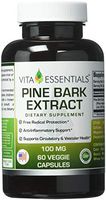 Vita Essentials Pine Bark Extract 100 Mg Veggie Capsules, 60 Count