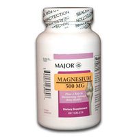 Major Magnesium Oxide High Potency 500 mg, 100 Count by Mag-Ox 400