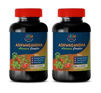 Anxiety Relief Pills for Men - ASHWAGANDHA Advanced Complex 770 MG - Dietary Supplement - Blood Sugar Support - 2 Bottles 120 Capsules