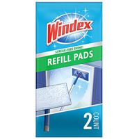 Windex Outdoor All-in-One Window Cleaner Pads Refill, 2 Count