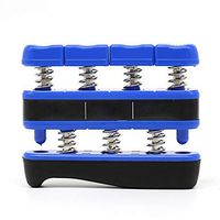 Hand Exerciser 5 Lbs Four Fingers Hand Exerciser Finger Strength Trainer for Guitar Bass Piano Sax Player Hand, Grip Exerciser Guitar Tools (Color : Blue, Size : Free Size)