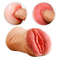 3D Realistic Toys for Male with 2 Entries Cup Soft Silicone,Artificial Lifelike Soft Silicone Dolls Men's Male Adult Toys, Best Gift Men Couples Silicone Toys,Underwear T-Shirt