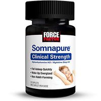 Force Factor Somnapure Clinical Strength Sleep Aid, 1 Doctor-Recommended Sleeping Pill Ingredient, Fall Asleep Quickly, Non-Habit-Forming, 30 Count
