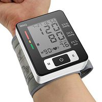 ELEAA Wrist Digital Blood Pressure Monitor, Automatic Sphygmomanometer Smart Medical Machine Measure Pulse Rate Fitness Measurement