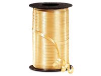 500YDS 3/16" Gold Crimped Poly Curling Ribbon