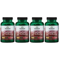 Swanson Coq10 with Tocotrienols - Maximum Strength 600 mg 60 Sgels 4 Pack
