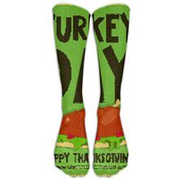 Turkey Day Knee High Graduated Compression Socks For Women And Men - Best Medical, Nursing, Travel & Flight Socks - Running & Fitness
