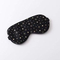 Tim&Tina Silk Sleep Mask Comfortable Blindfold Eye mask Adjustable (Golden Stars)