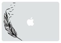 D478 Feather Apple Macbook (11 inch Air/Retina) Laptop Vinyl Decal Skin Sticker