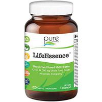 Pure Essence Labs LifeEssence Multivitamin for Women and Men - Natural Herbal Supplement with Vitamin D, D3, B12, Biotin - 120 Tablets