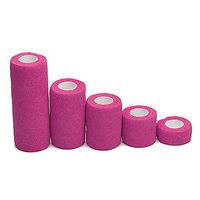 XUBA 5Cmx4.5M Non-Woven Fabric Self-Sticking Sports Tape Volleyball Finger Guard Basketball Ankle Knee Guard Bandage Pink 5Cm4.5M