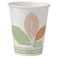 Solo 378PLA-J7234 8 oz Bare SSPLA Paper Hot Cup (Case of 1000)