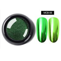 Mggsndi Mirror Effect Nail Powder, Nail Pigment Manicure Powder Pro 12 Colors Metal Mirror Glitter Nail Art Powder Pigment Decor Manicure Tool DIY Nail Decor 5