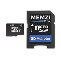 MEMZI PRO 32GB Class 10 90MB/s Micro SDHC Memory Card with SD Adapter for Garmin Nuvi 3500 Series Sat Nav's