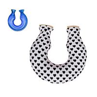 1.4 Liter U-Shaped Rubber Hot Water Bottle with Cover Protects Your Neck Better
