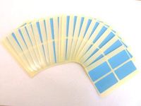 Minilabel 80 Labels , 40X20mm Rectangle , Removable / Low Tack Colour Code Stickers Light Blue