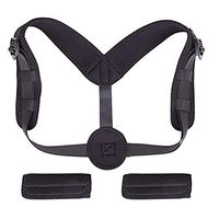 Correcteur De Posture, Pour Hommes Et Femmes Lavable Et Ajustable Ceinture Dorsale - Idéal Pour Soulager Les Douleurs Dorsales, Thoraciques, Cou Et Épaules(Black)