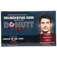 Sinto shop 1pack Collagen M Plus 15000 Grape Flavour 15g. [1Pack x10sachets] [Donutt]