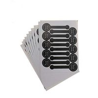 200pcs Black Lollipop Hand Made Sealing Sticker, Hand Made Adhesive Label for Tins Boxes Bags