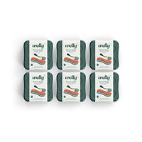 Welly Bandages - Bravery Badges, Flexible Fabric, Adhesive, Standard Shapes, Solid Colors - 48 Count (Pack of 6)