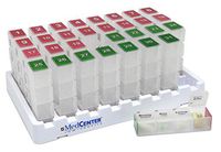 Monthly Medication Organizer For Drawer or Lock Box With 31 Pill Boxes and 4 daily compartments by MedCenter