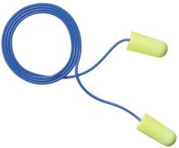 3M 3111250 E7A7Rsoft Yellow Neon Soft Foam Earplugs, Corded, Regular Size, 200 Pairs