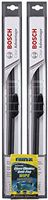 Bosch 24" Clear Advantage Wiper Blades Bundle with Rain-X Glass Cleaner Wipe (3 Items)