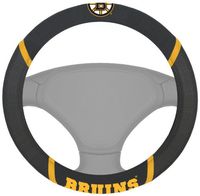 FANMATS NHL Boston Bruins Polyester Steering Wheel Cover by Fanmats