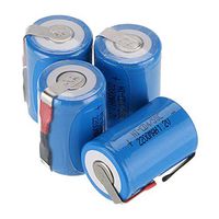 4-Pack 1.2V 2200mah Blue 4/5 SubC Ni-CD Rechargable Batteries