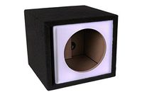 10" Singlel Vented White Carbon Fiber