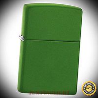 228 Metal Constructed Moss Green Matte Classic Windproof Lighter - Premium Lighter Fluid (Comes Unfilled) - Made in USA!
