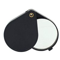 Folding Pocket Magnifying Glass 2 Inch Lens 4X Magnification - Jewelry Inspection/Hobbyist/Collectors/Identification Lens