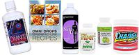 Omni Drop Program Bundle *Sensational 6* (Includes: Omni Drops w/Program Guide, Omni IV w/Glucosamine, OmniTrim Nite Lite, Fiber n Mor, Omni SF Fruit Punch Charge & Garcinia Cambogia Extract