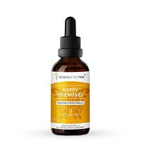 Happy Hormones Alcohol-Free, Glycerite Ashwagandha, Astragalus, Licorice, Stinging Nettle, Rhodiola, Eleuthero Siberian Ginseng. Tincture, Herbal Extract Endocrine System Formula 2 OZ