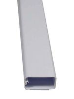 Wire Trak 1 Piece PVC Latching Raceway, White - 1 1/2" W x 3/4" H x 72" L