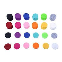 HOUSWEETY Aromatherapy Diffuser Round Refill Pads - 11 Colors, 22mm (110PCS)
