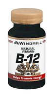 Vitamin B-12 TABS 500 MCG WMILL Size: 60