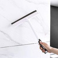 Hohaski Window and Shower Squeegee - Great Cleaner for Your Home Windows, Car Windshield, Bathroom Mirrors & Shower Door Glass - Streak-Free Drying - Non-Slip Handle