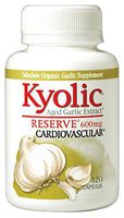 Kyolic Aged Garlic Extract Reserve Cardiovascular Supplement, 120 Capsules