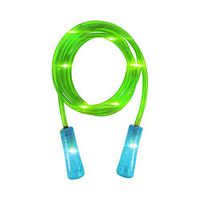 Jump Rope,Multi Colour Glow Fitness WorkoutJump Rope with Counter for Indoor and Outdoor Exercise Adjustable Skipping Rope Workout for Men,Women,Kids, Girls