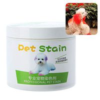 Acamifashion 100ml Cat Dog Professional Pet Stain Anti Allergic Hair Dye Cream Coloring Agent Flame Red