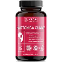 Hairtonica Cherry Gummy Hair Growth Vitamins - Hair Vitamins for Faster Hair Growth - Best Hair Growth Supplement & Hair Vitamin - Support Hair Loss & Thinning with Hair Growth Pills - Hair Supplement