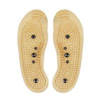 QingFan-Slim Magnetic Massage Shoe Insoles Gel Pad Therapy Acupressure Foot Care Cushion (C)