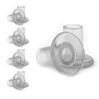 Andux Women Lady High-Heeled Protector Wear-Resistant Covers Shoes Care Product (5 Pairs, Transparent)-GGXT-01