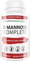D Mannose Capsules - 1000mg D-Mannose Powder with Cranberry Juice Concentrate and Dandelion Extract for Urinary Tract Infection and UTI Support - 60 Veggie Pills