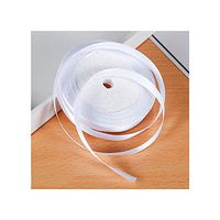 22Meters/Roll 12Mm Silk Satin Ribbons Baby Shower Birthday Party Wedding Engagement Christmas Halloween Gift Wrapping Ribbon,White